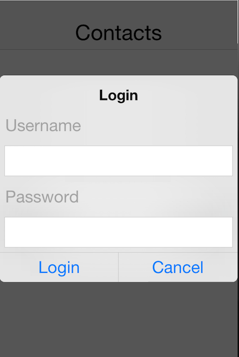 Codename One login