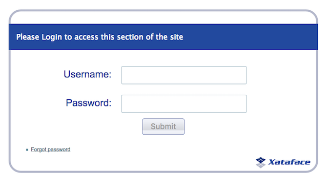 Sakila Login Form