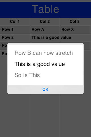 Picker table cell during edit